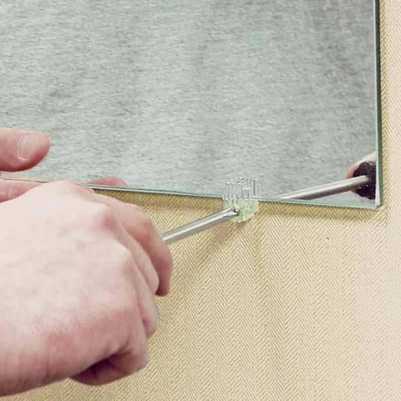 OOK 534016 1/4-Inch 20-Pound Adjustable Plastic Mirror Holders, 4-Pack - Image 2