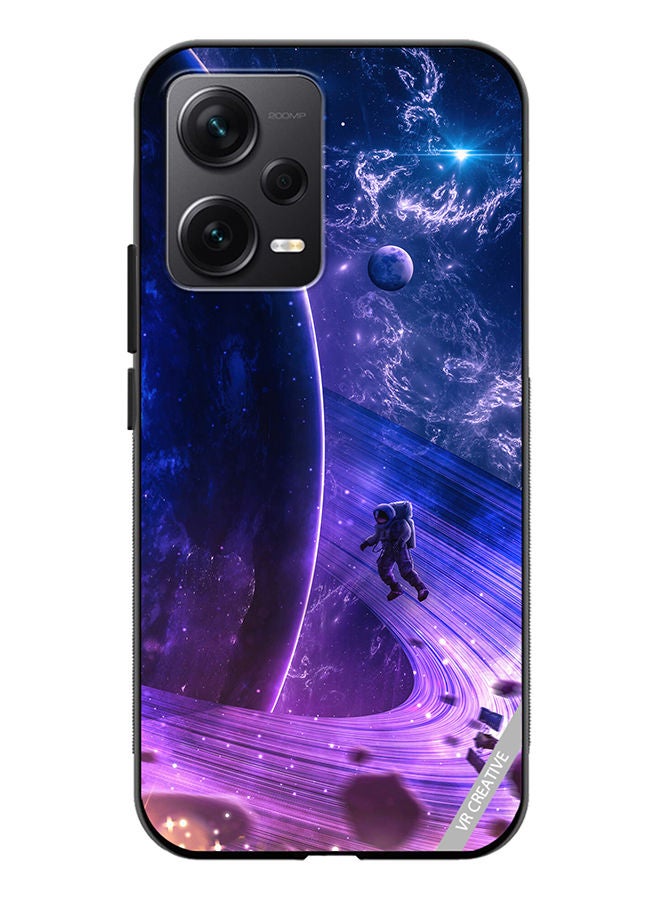 VR CREATIVE Protective Case Cover For Xiaomi Redmi Note 12 Discovery Galaxy Space Digital Design Multicolour - Image 1