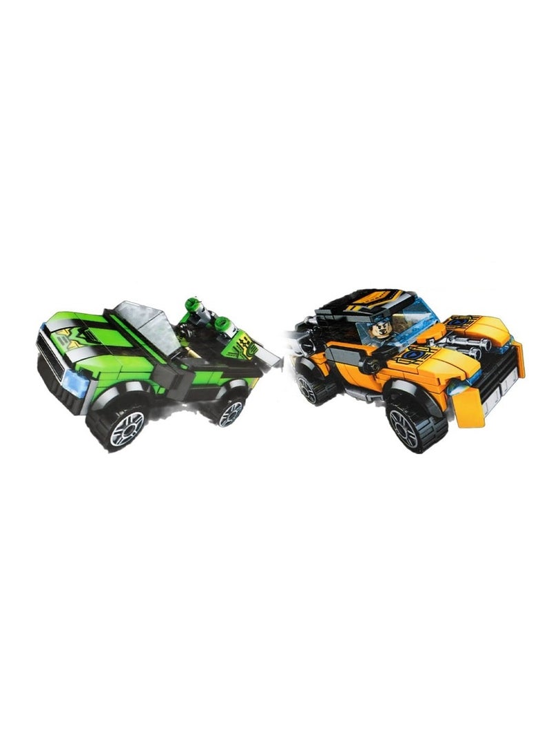 My World Avengers Themed Building Set – 4-in-1 Superhero Vehicles – 268+ Pieces for Ages 6+ 
