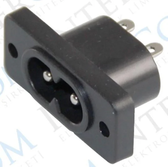 AYT AC Tape Socket Chassis C8 AC-006 IC-212-2 Tape Electrical Cable Power Input