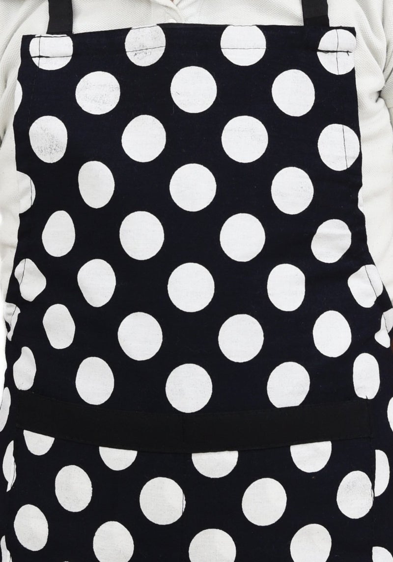 Switchon Waterproof cotton Multi Purpose Cooking Polka dots Apron for kids pack of 2 (Ideal for kids of age 6 to 12 years) - Image 4