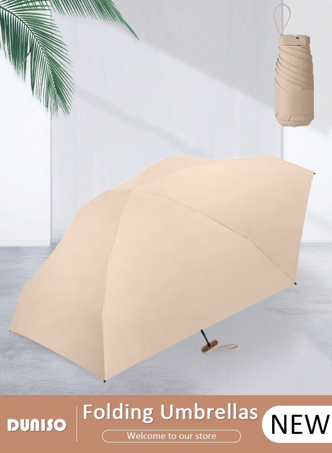 DUNISO Windproof Compact Travel Umbrella,Mini  Automatic Umbrellas for Rain-Compact Folding Umbrella,Anti-UV Sun And Rain Umbrellas Compact Portable for Men Women Windproof Umbrella for Wind and Rain  - Image 1