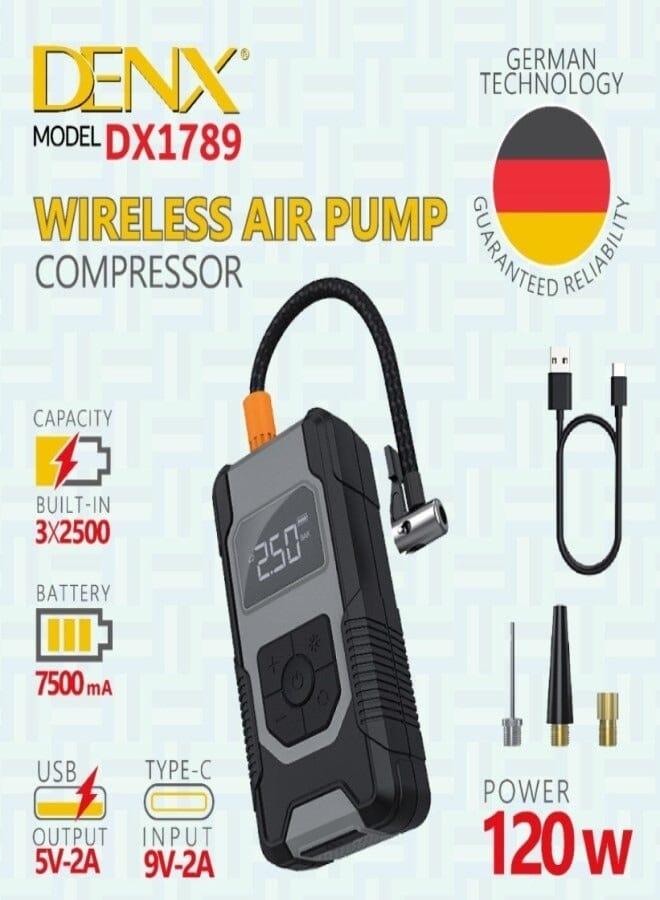 Denx Wireless Car Air Inflator - Image 1