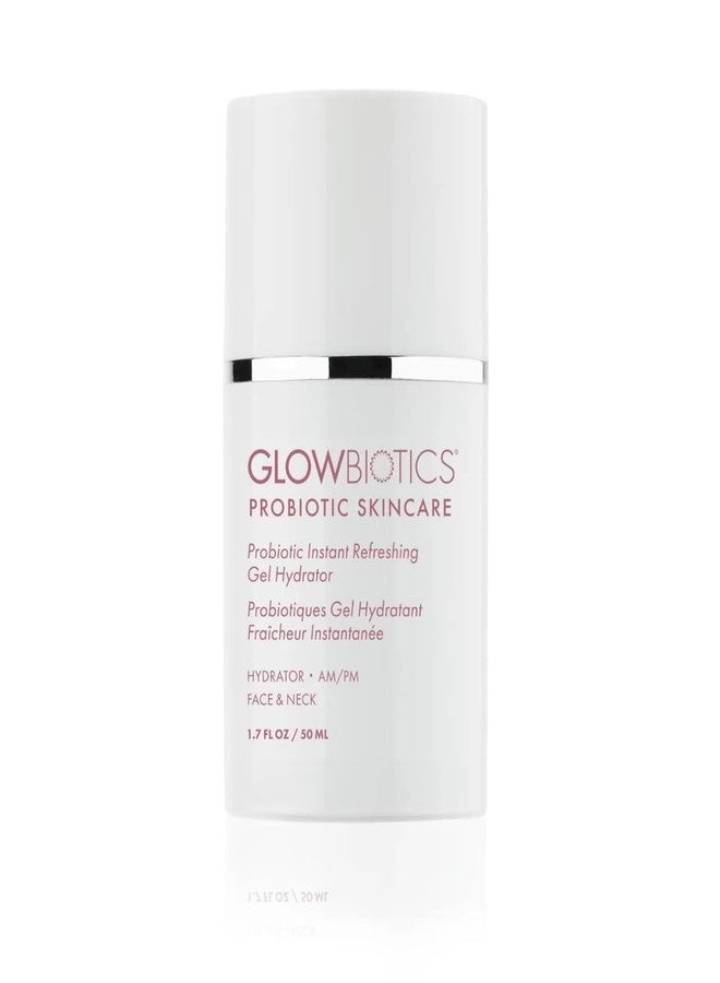 Glowbiotics Probiotic Instant Refreshing Gel Hydrator: Lightweight Moisturizer for Oily Skin, Restores Barrier & Calms Irritation with Vitamin C & Aloe Vera - Image 1