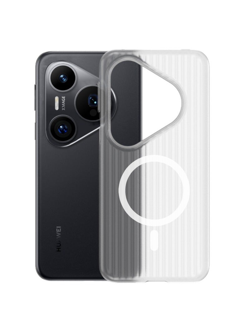 general Magnetic Case Compatible with Huawei Pura 80 Ultra, Translucent Matte Fingerprint Resistant, Ultra Slim Shockproof Protective Phone Case for Pura80 Ultra