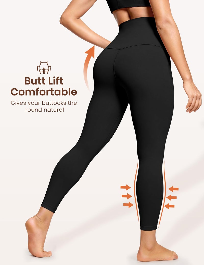 Laite Hebe Leggings for Women - High Waisted Full Length Buttery Soft Yoga Pants for Workout Athletic Daily Dark Purple - Image 4