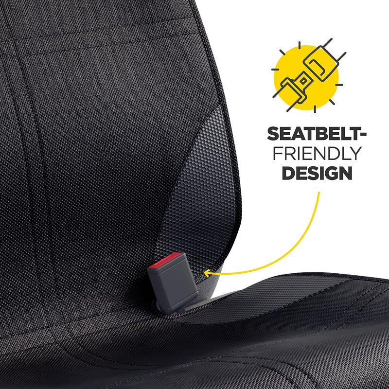 lebogner Car Seat Protector for Baby and Child â€“ Non-Slip, Thick Padded Cover with 2 Mesh Pockets â€“ 1 Pack - Image 4