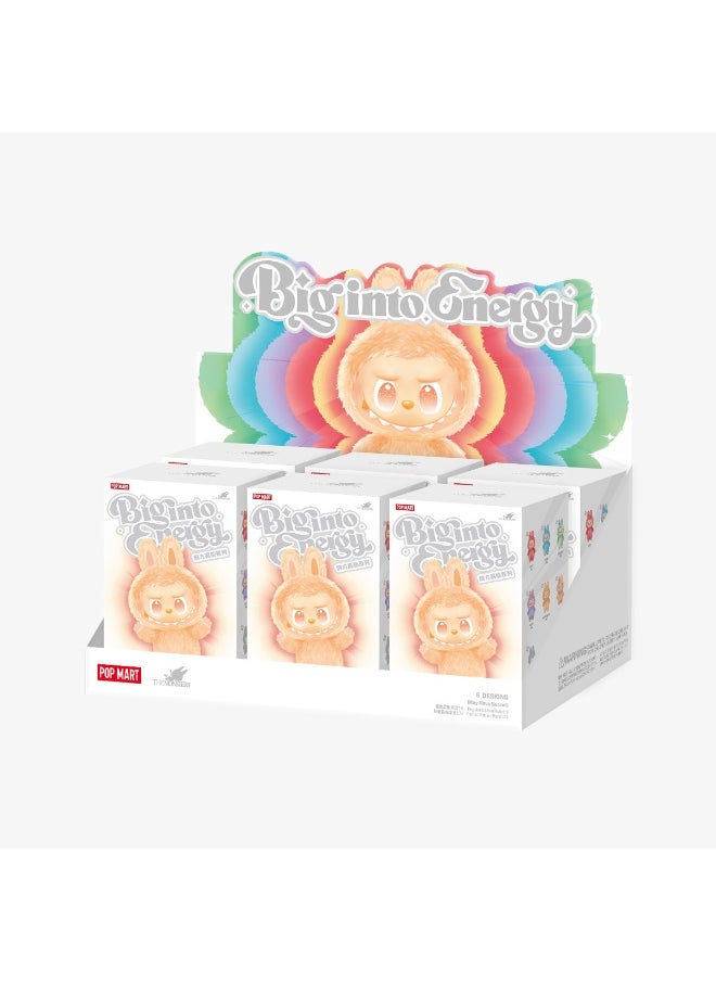LABUBU The Monsters Big into Energy Series-Vinyl Plush Pendant Blind Box, Blind Box Figures, Random Design Action Figures Collectible Toys Home Decorations, (Single Box)