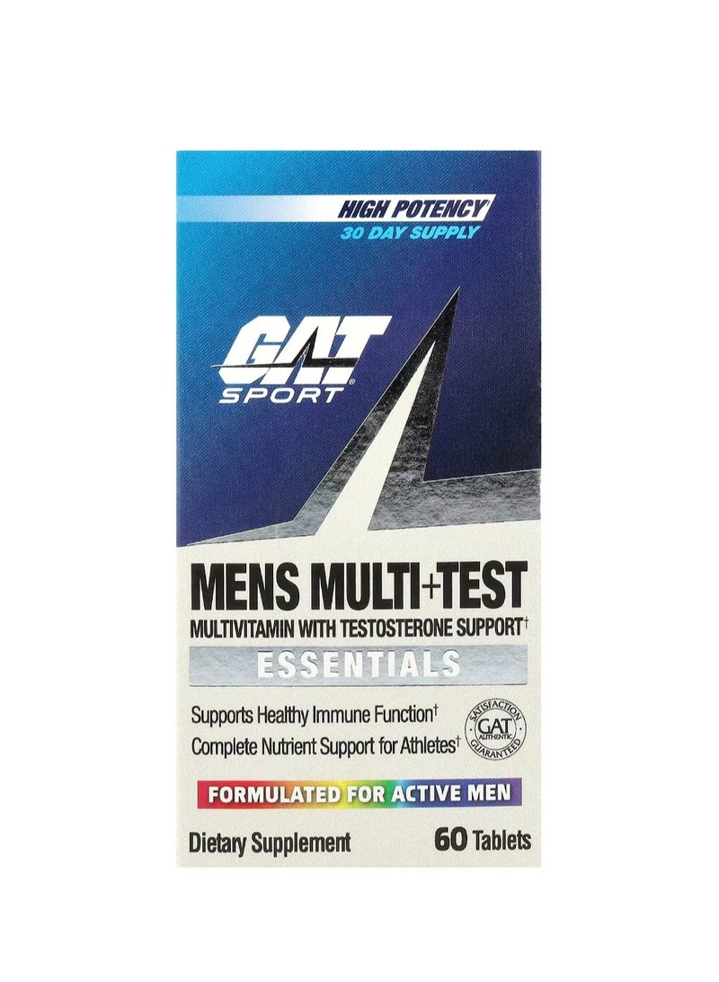 جات للرجال متعدد + اختبار عالي الفعالية 60 قرصًا - Image 1