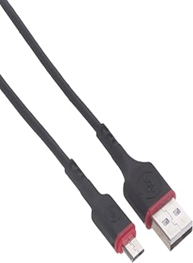Akekio UC-04 Micro Charging and Data Transfer Cable for Mobile Phones, 120 cm - Black