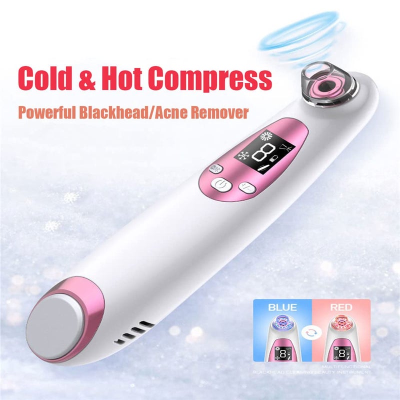 Maharsh Hot and Cold Treatment Multifunction dualuse Facial Pore Cleanser Blackhead Remover Vacuum Suction Machine - Image 4