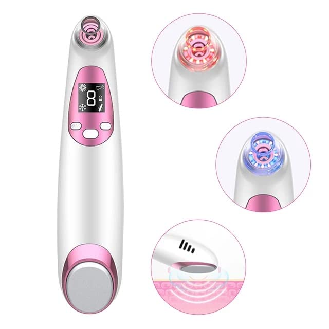 Maharsh Hot and Cold Treatment Multifunction dualuse Facial Pore Cleanser Blackhead Remover Vacuum Suction Machine - Image 5