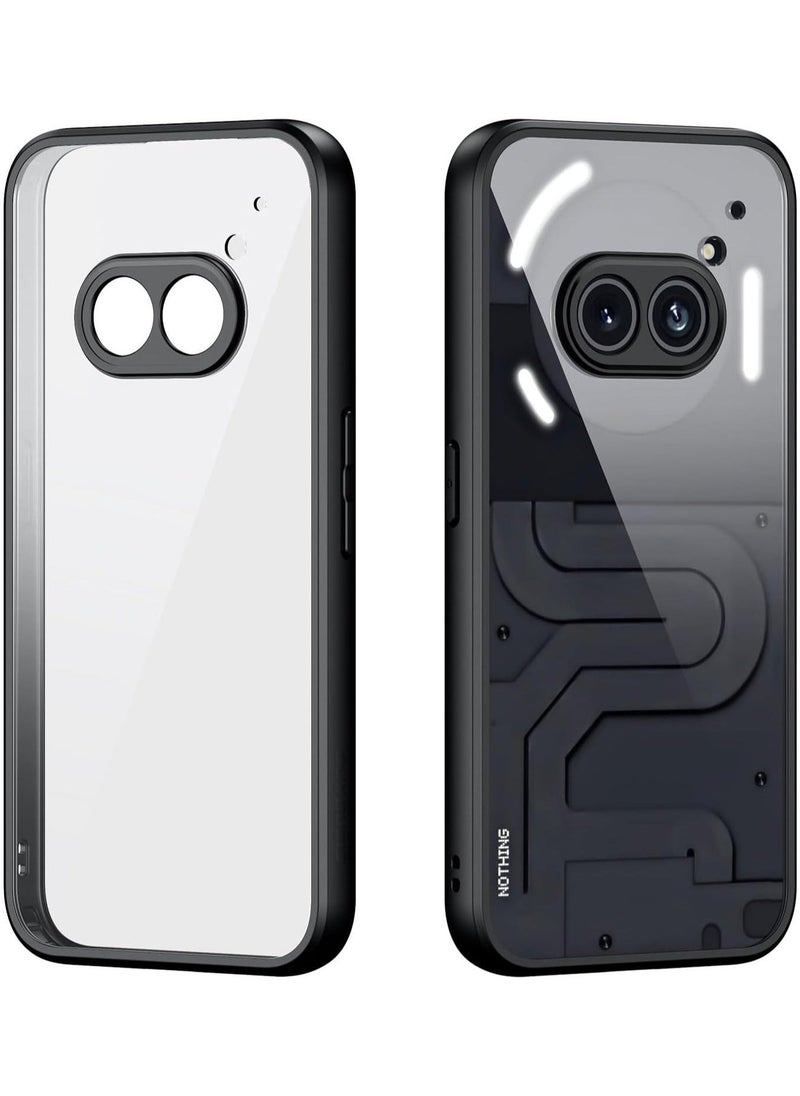 Compatible with Nothing Phone 2a 2024 Case Crystal Clear Hard Back Soft Bumper Protective Case for Nothing Phone 2a - Image 1