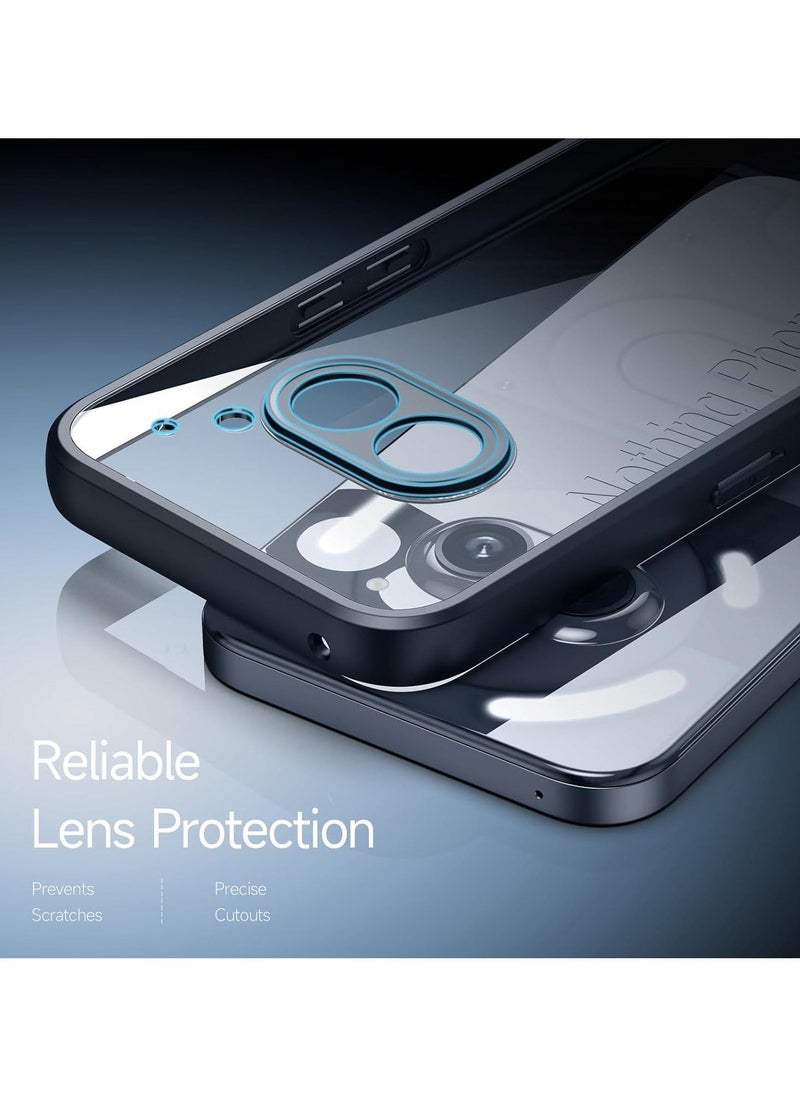 Compatible with Nothing Phone 2a 2024 Case Crystal Clear Hard Back Soft Bumper Protective Case for Nothing Phone 2a - Image 4