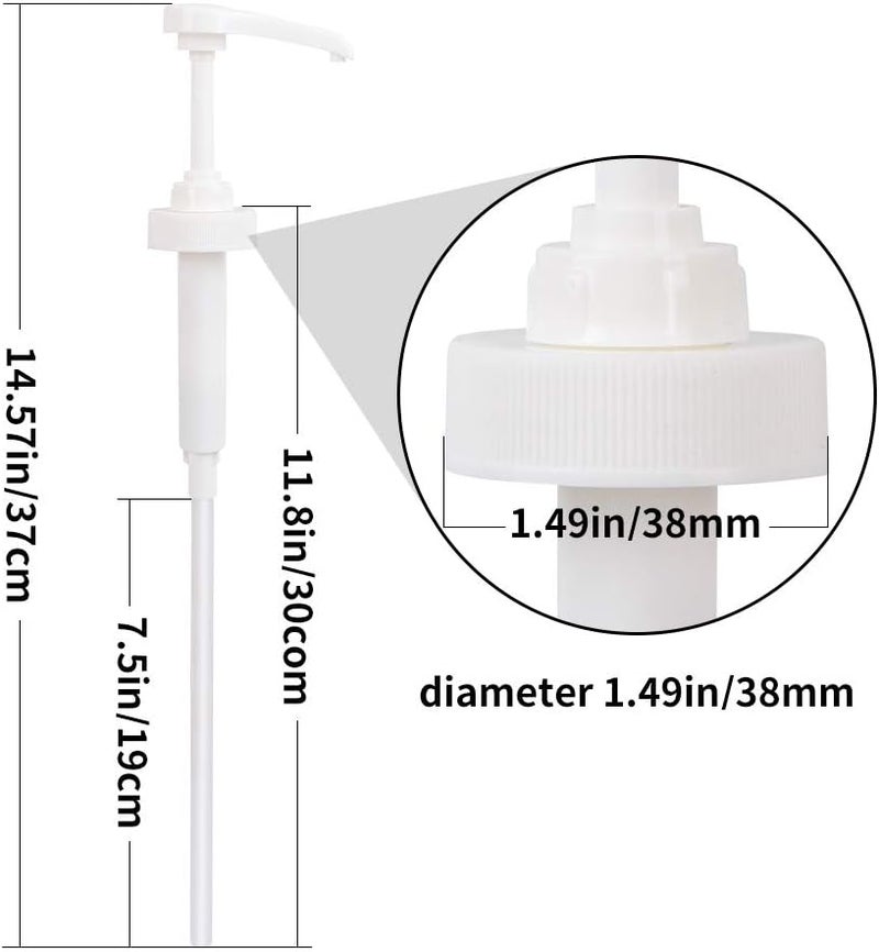 Newflager Gallon Pump Dispenser, Fits Most 1 Gallon Jugs and Containers 38/400 (Pack of 6) - Image 2