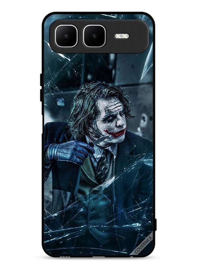 Covernex Infinix Smart 10 Plus Protective Case Cover He Is So Serious Behind Cracked Glass