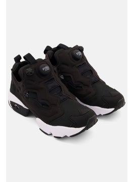 Reebok Kids Boy Insta Pump Fury OG Slip On Running Shoes, Black  - Image 1