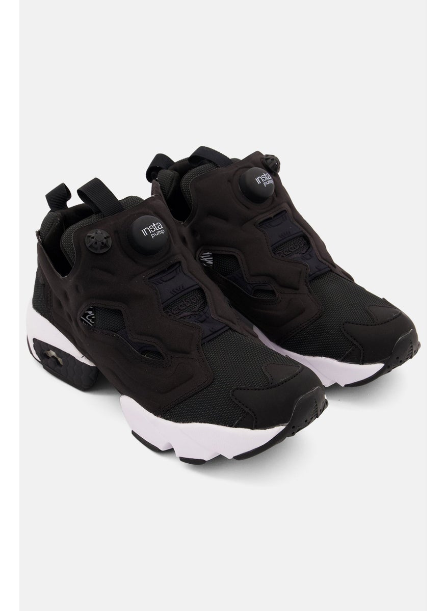 Reebok Kids Boy Insta Pump Fury OG Slip On Running Shoes, Black  - Image 1