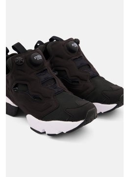 Reebok Kids Boy Insta Pump Fury OG Slip On Running Shoes, Black  - Image 3