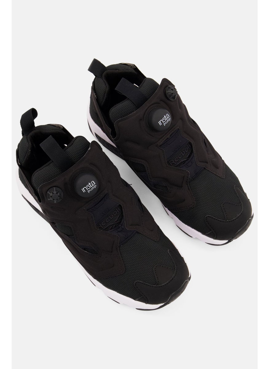 Reebok Kids Boy Insta Pump Fury OG Slip On Running Shoes, Black  - Image 4