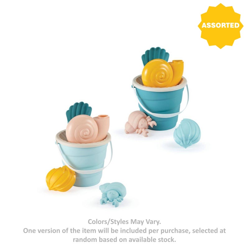 Ecoiffier Sea Style Garnished Bucket Playset (6 Pieces, Assorted) - Image 1