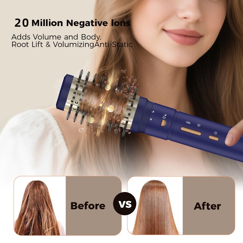 Lofans 5 in 1 Multi Hot Air Styler Wrap, 110,000 RPM High-Speed Hair Dryer Brush with Auto Wrap Curlers & Blow Dryer Brush, Fast Drying & Frizz-Free Styling, No Heat Damage for Women - Image 5