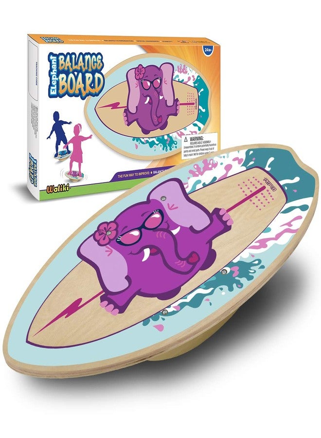 WALIKI Wood Balance Board | Ages 3-8 | Toddlers and Kids | Pink - Image 1