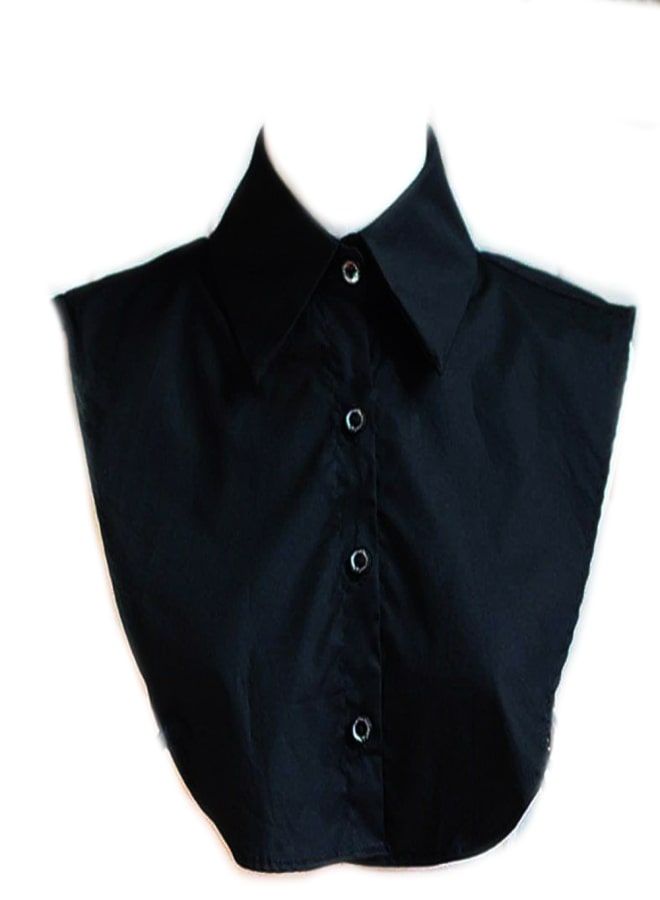 Fatah Shirt Collar - Hidden  - Black  Color for Women - Image 3