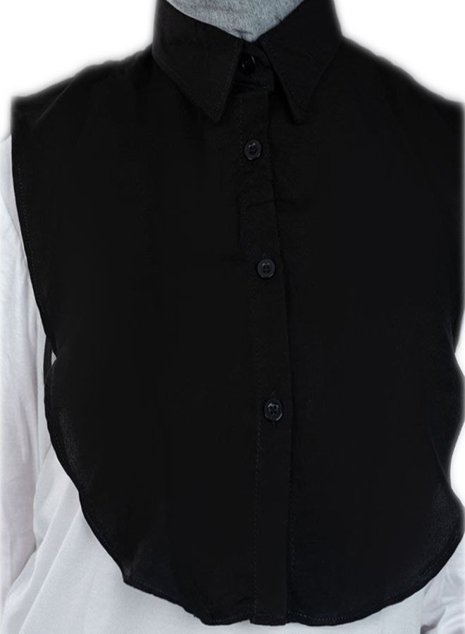 Fatah Shirt Collar - Hidden  - Black  Color for Women - Image 2