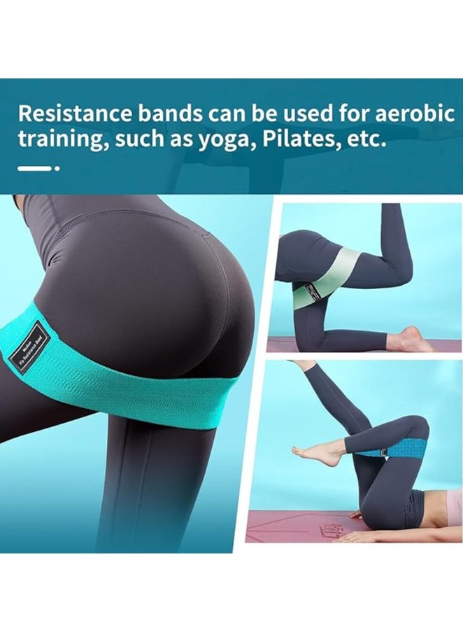 SportQ - SportQ Premium Resistance Band Set for Legs, Sit Up Band Set, Wide Hip Bands, Exercise Resistance Bands, Non-Slip Elastic Belt Loops (Set of 3)multicolor - Image 1