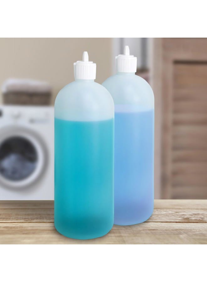 Cornucopia Brands 32-Ounce Flip Top Plastic Squeeze Bottles (4-Pack); Spout Style Tops - Image 2