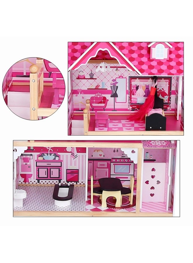 XIANGYU Wooden Doll Houses Miniature Dollhouse Kit Furniture Toys For Children Birthday Gift - Image 4