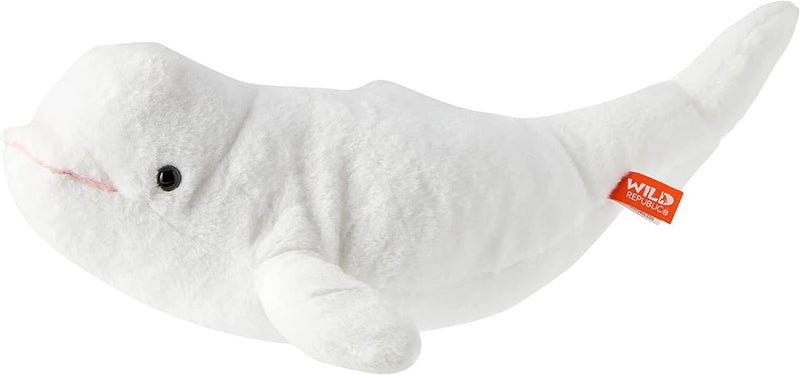 Wild Republic Beluga Whale Plush Stuffed Animal, Plush Toy, Gifts for Kids, Cuddlekins, 15 Inches - Image 5
