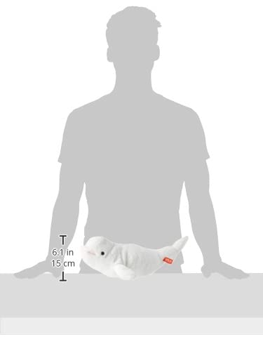 Wild Republic Beluga Whale Plush Stuffed Animal, Plush Toy, Gifts for Kids, Cuddlekins, 15 Inches - Image 3