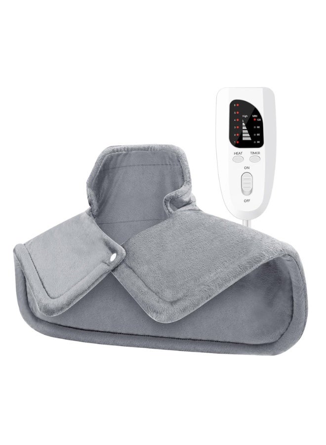 6-speed thermostat, shoulder and neck heating pad, hot compress, physiotherapy, gravity shoulder pad, shoulder and neck protection, electric heating shawl, warm-up blanket - Image 1