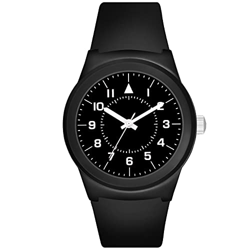 Acnos Black Colors PU Strap Analog Watch for Women - Black Strap - Image 1