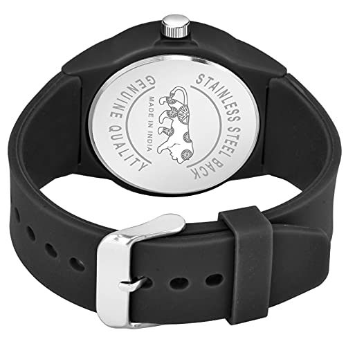 Acnos Black Colors PU Strap Analog Watch for Women - Black Strap - Image 3