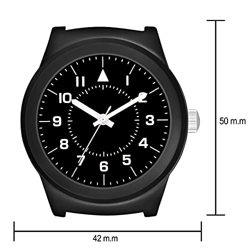 Acnos Black Colors PU Strap Analog Watch for Women - Black Strap - Image 4