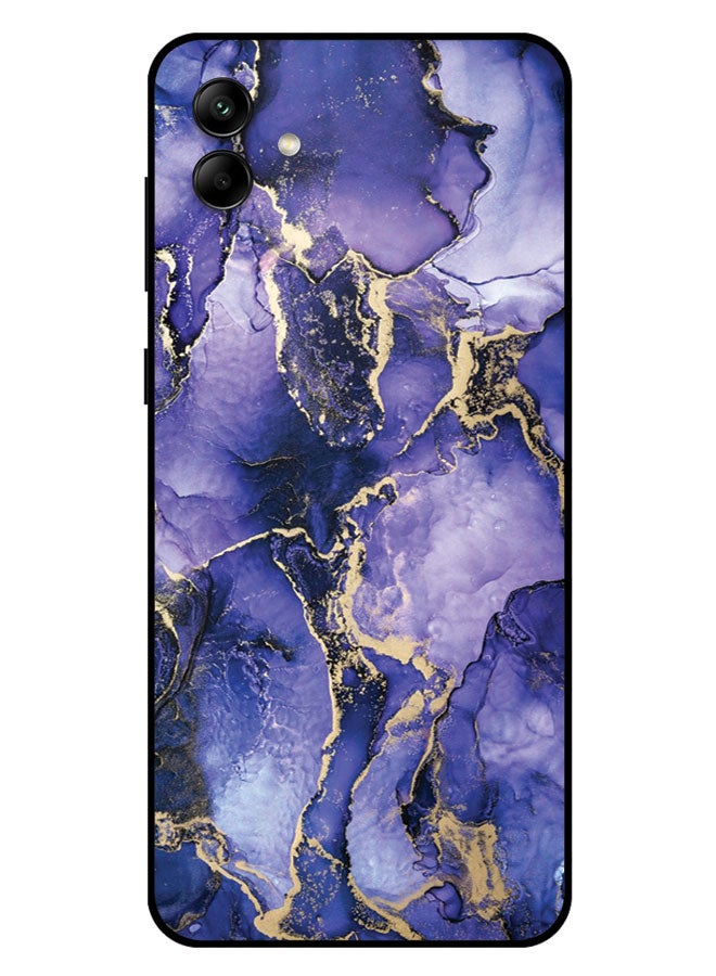 EYE CATCH Printed Protective Case Cover For Samsung Galaxy A04E -  Blue Marble Texture - Image 1