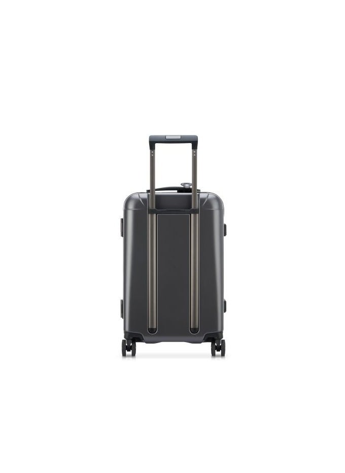 PEUGEOT Voyages 55cm Hardcase 4 Double Wheel  Cabin Luggage Trolley Storm Grey  - Image 5