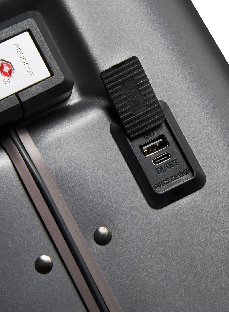 بيجو حقيبة سفر بعجلات مزدوجة مقاس  سم رمادي داكن