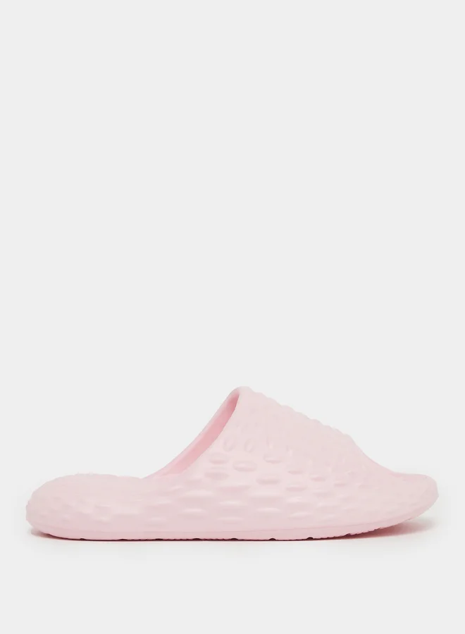 Take Two Take Two Textured Slip-On Slippers