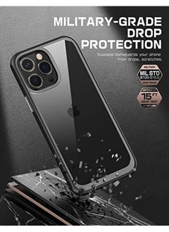 SupCase Unicorn Beetle Style Series Case For Iphone 14 Pro Max 6.7 Inch 2022 Premium Hybrid Protective Slim Clear Case Black  - Image 3