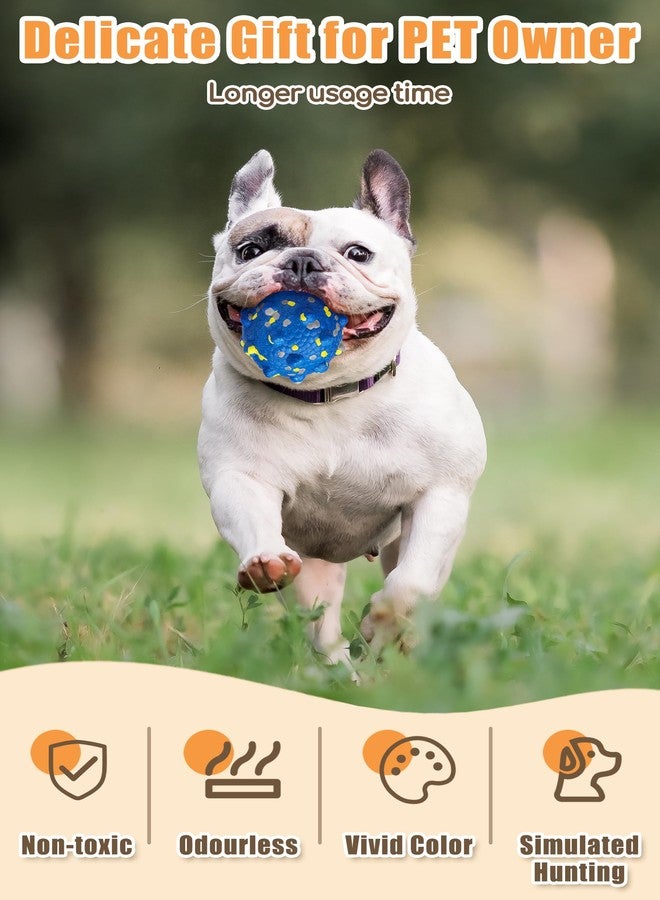 Moonorange Dog Tennis Balls for Aggressive Chewers, Indestructible Durable Bouncy Interactive Toy for Dogs Fetch Game Lightweight Floating Outdoor Training(4Pcs Large) - Image 4