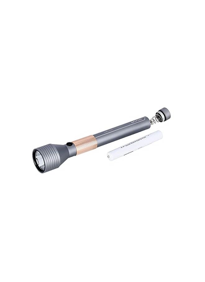 KRYPTON - Krytpon Knfl5155 Rechargeable Led Flashlight Portable Design 4000Mah Battery With 4 Hours Working And Indicator Lights Ideal For Camping Travelling And More - Image 1