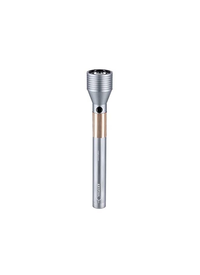 KRYPTON - Krytpon Knfl5155 Rechargeable Led Flashlight Portable Design 4000Mah Battery With 4 Hours Working And Indicator Lights Ideal For Camping Travelling And More - Image 1