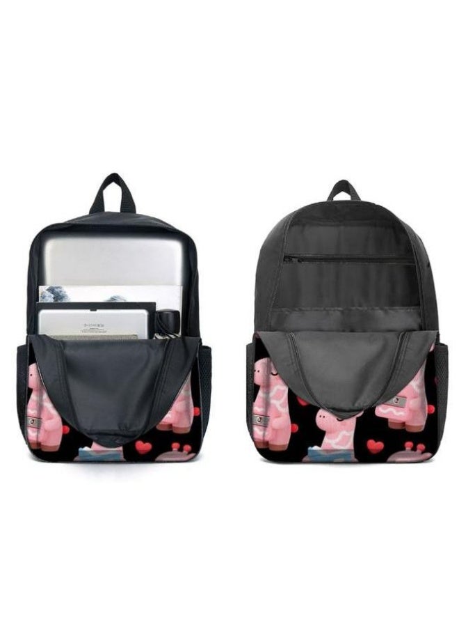 Bright Li Fire Unlock the fashion style of children's fun! Three-piece bag set, cartoon elements make children and teenagers super stylish (students, children, friends outings, mountain climbing, schooling, etc. are available) - 13 - Image 4