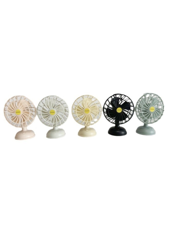 Loquat 1:12dollhouse Dollhouse Mini Artificial Rechargeable Fan Toy Miniature Scene Model Ornaments-Specifications:7.8×5×3.5cm-Color:White - Image 2