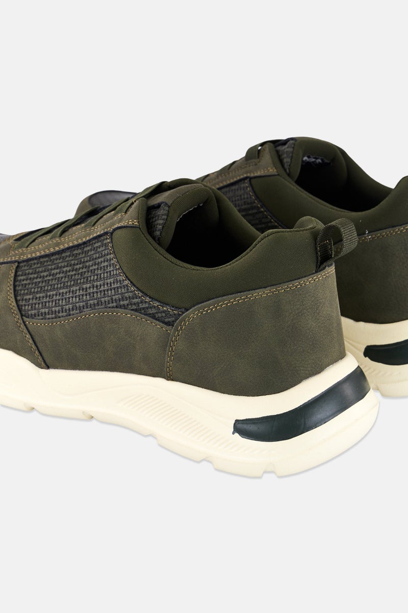 RBX Men Slip On Running Shoes, Dark Olive - Image 2