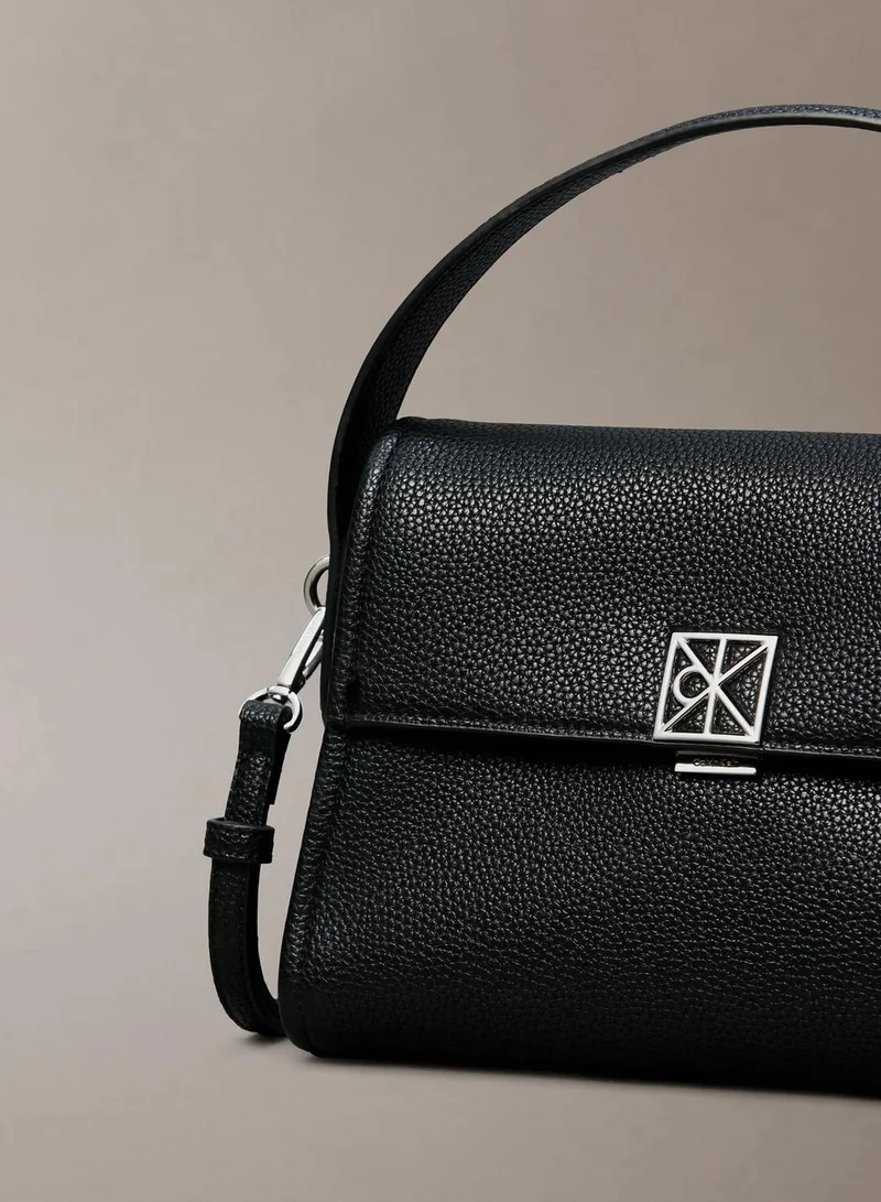Calvin Klein Black Pebble Grain Shoulder Bag for Women | Best Price UAE
